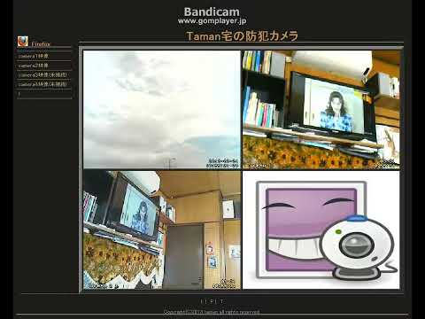 3台のWebカメラで防犯カメラサーバー構築