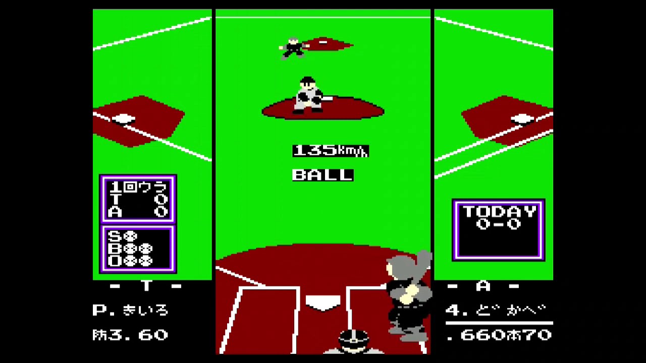 ファミスタ９１　阪神（１P）VS　アニメスターズ（CPU)