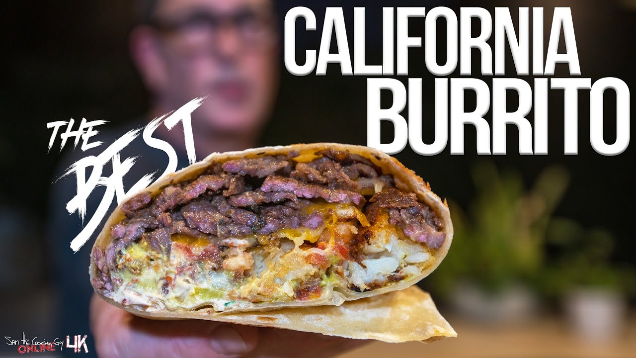 The Best California Burrito | SAM THE COOKING GUY 4K