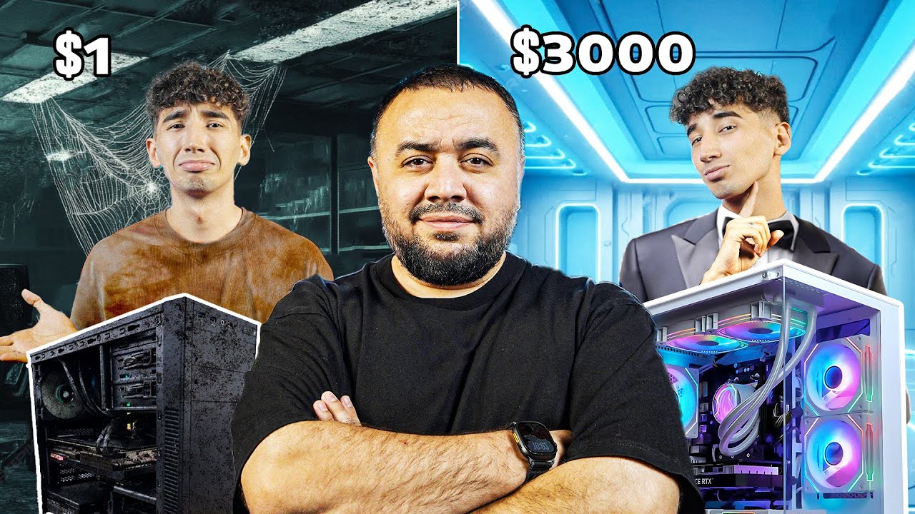 $1 lik TETRISdan $3000 lik KOMPYUTERgacha! | CHALLENGE