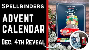 December 4th | Spellbinders Advent Calendar Reveal | #teamspellbinders #neverstopmaking