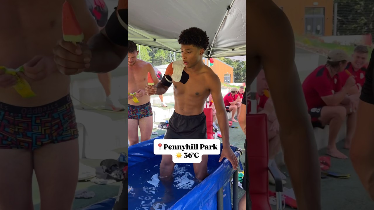 Ice bath time ☀️❄️