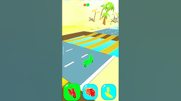 Shape-shifting car factory All Level Gam short video Android iOS Walkthrough #game #gameplay #gaming