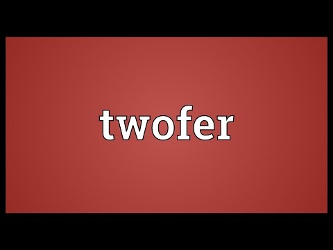 فيديو: متى تستخدم twofer؟