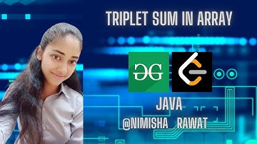 Triplet sum in Array | Problem Solving | GFG | Java | Hindi