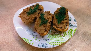 Печёночный ПАШТЕТ/Самый вкусный и простой рецепт паштета из куриной печени/Закуска на любой случай