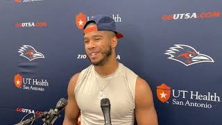 UTSA QB Frank Harris Fall Camp Interview 8.8.22