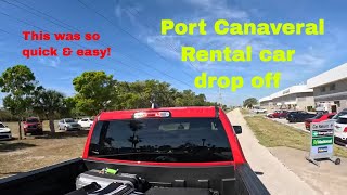 Watch Me Effortlessly Drop Off A Rental Car In Port Canaveral - You Won't Believe How Simple It Is!