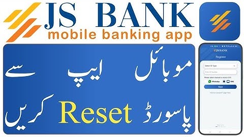 How to reset password of JS mobile app | JS Mobile app password reset | JS mobile app password|