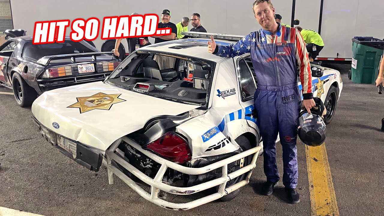 ⁣I Totaled My Favorite Burnout Car... It's SO Bad!!! Can This Even Be Fixed??