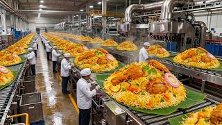 the World's Biggest Biryani Factory - Complete Production Process | Food Manufacturing