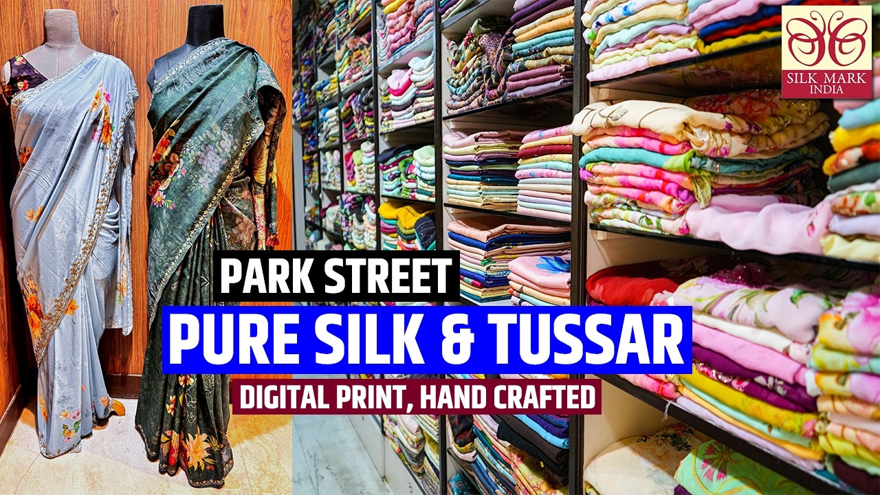 Pure Tussar Silk Sarees ( Digital Print, Hand Crafted ) & Pure Silk Saree Manufacturer In Kolkata