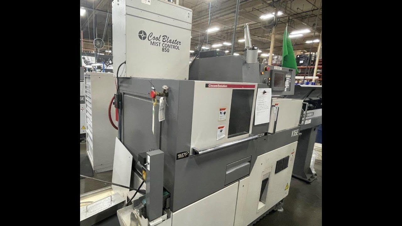 Citizen K16E CNC Swiss Lathe - MC# 603249 - YouTube