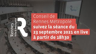 Suivez le conseil de Rennes Métropole en live