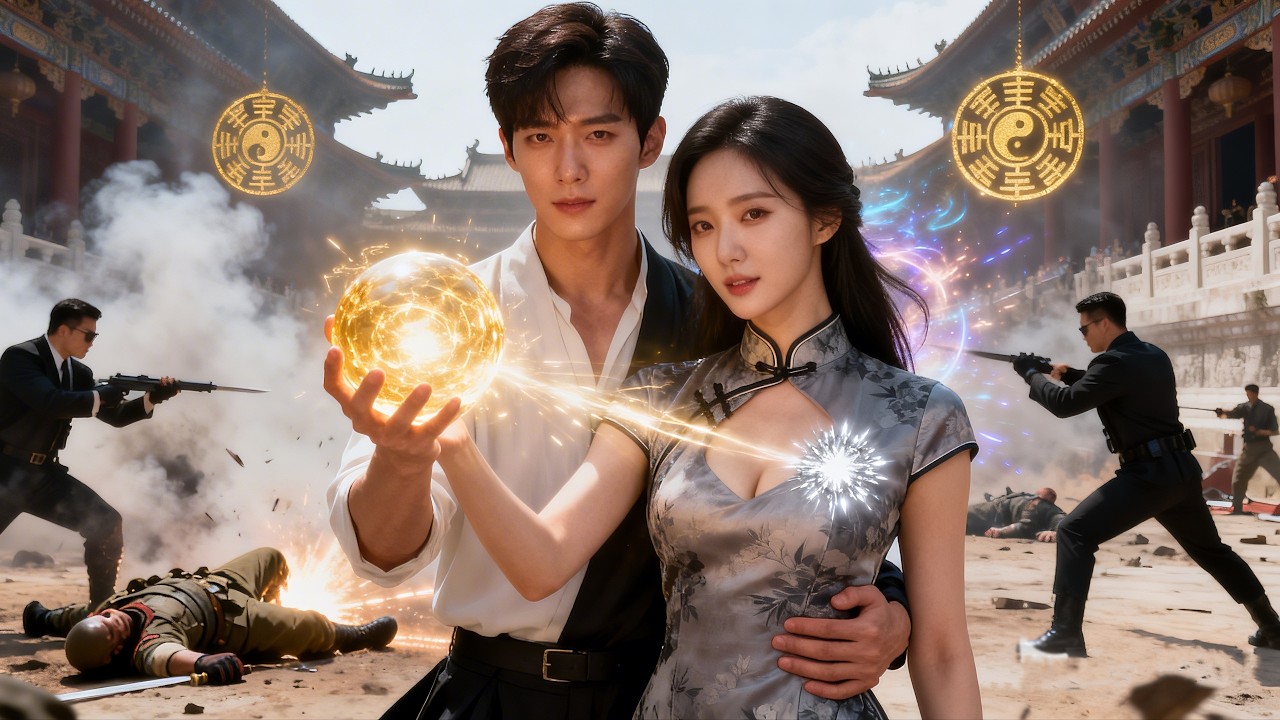 Guarda-costas secreto: mestre místico luta por espelho divino e amor da heroína 🔮❤️