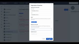 Adding billing account to address in Address Book