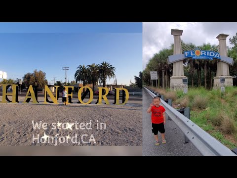 Road Trip Across the USA California to Florida 11 States Hanford,CA to Florida #roadtrip