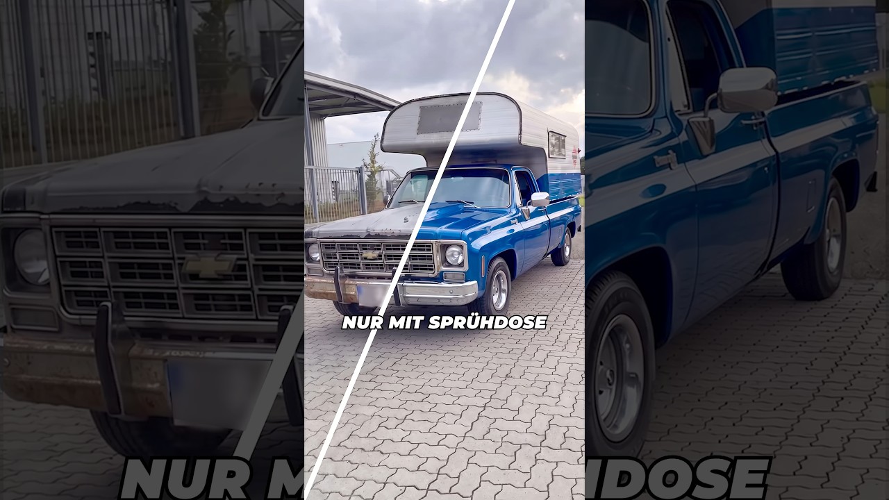 Nur mit Sprühdose Lackiert