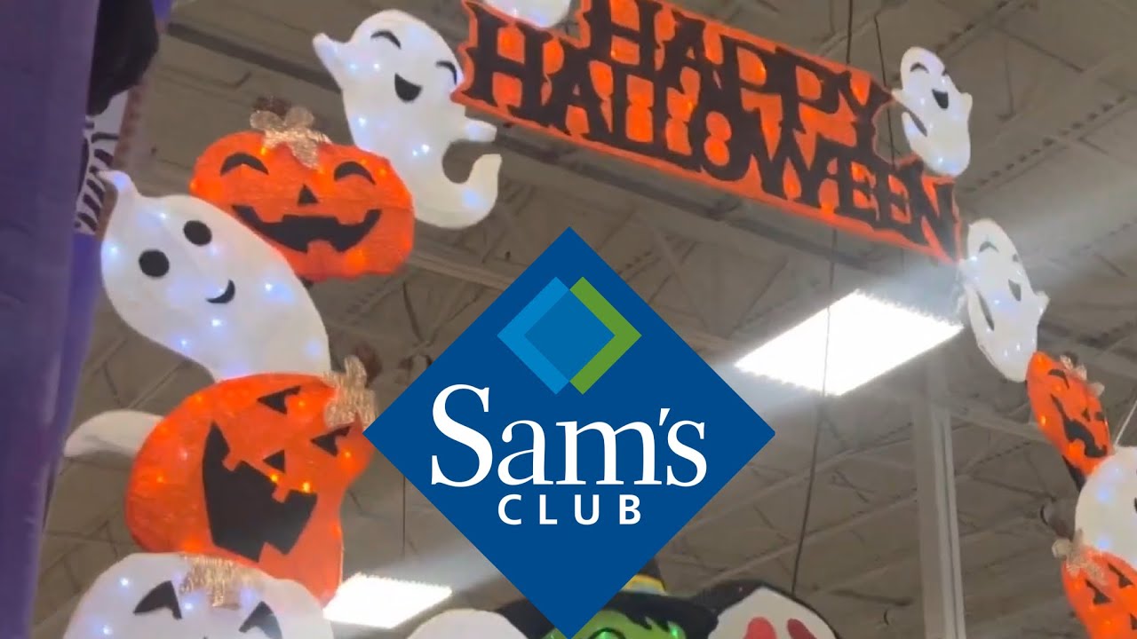 Sam’s Club Halloween decorations . Shop with me. Walk around - YouTube