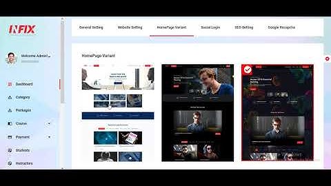 Logo Favicon change| InfixLMS - Open Source Learning Management System