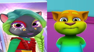 My Talking Tom 2 vs My Talking Angela 2 Gameplay Walkthrough Part 8