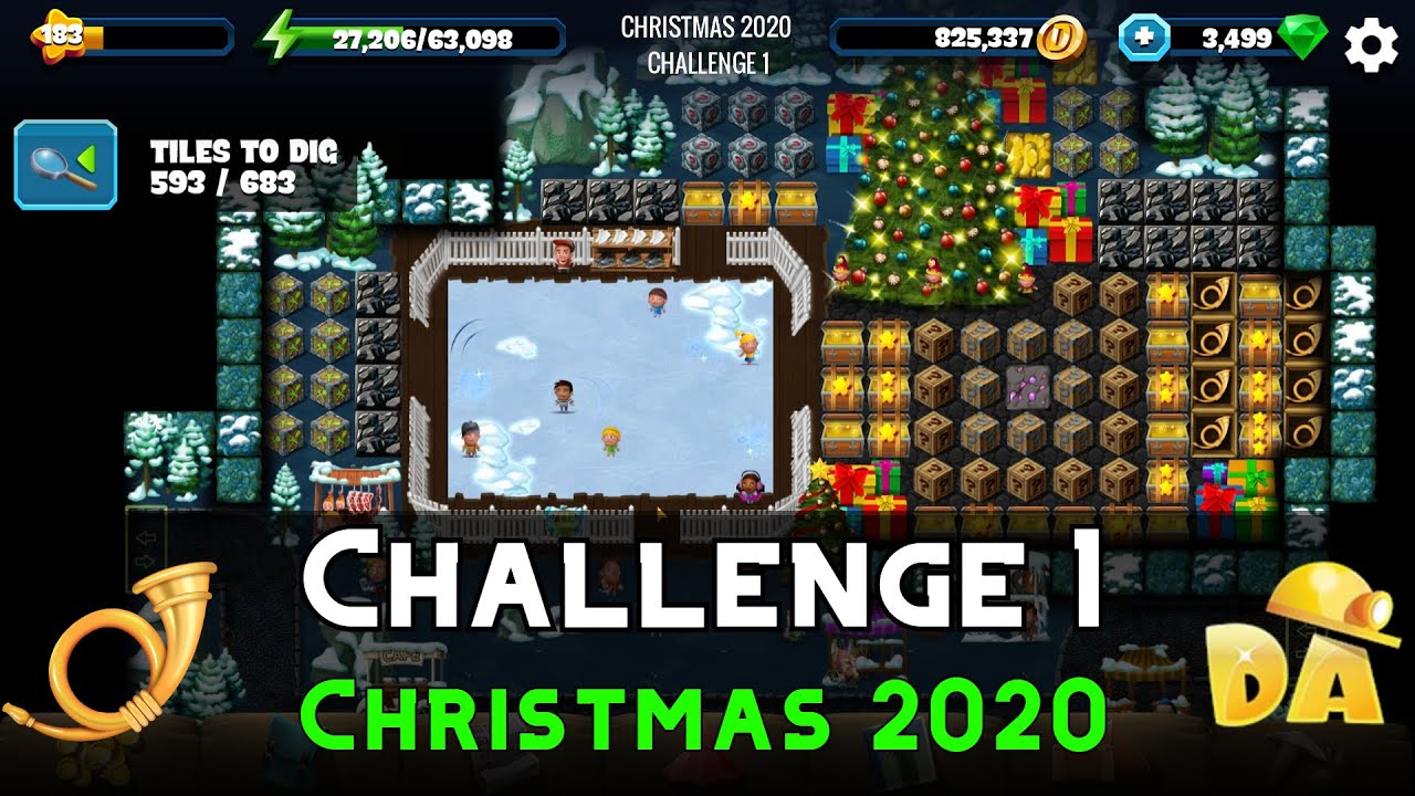 Challenge 1 18 Christmas 2020 Diggy's Adventure YouTube