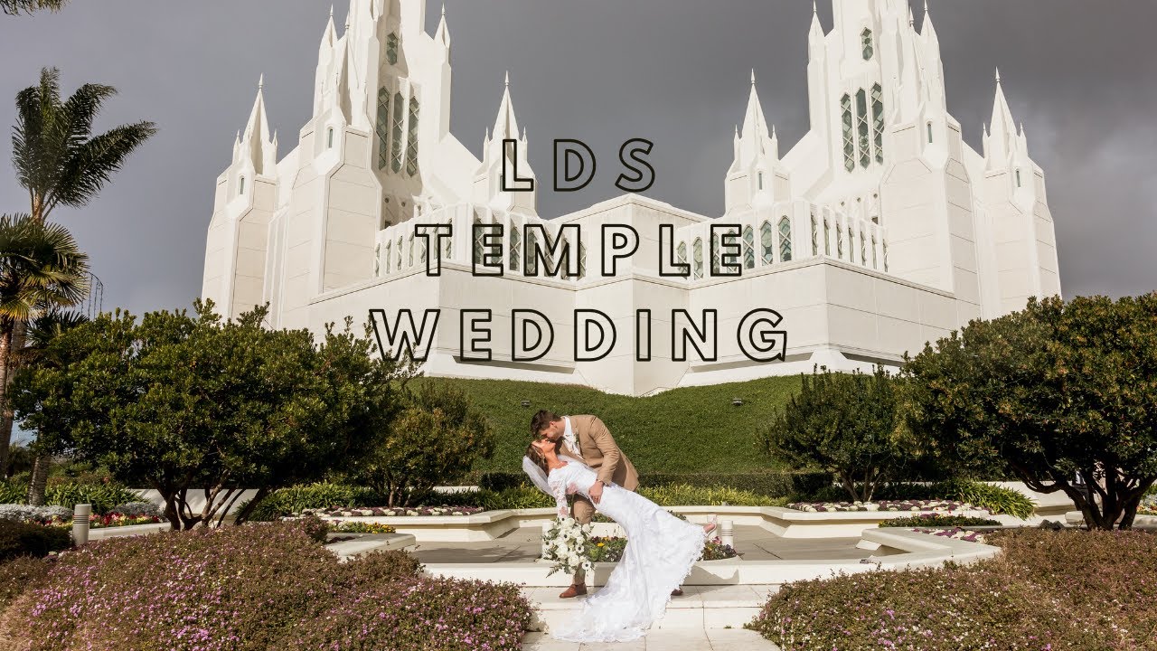 LDS Temple Wedding in San Diego California