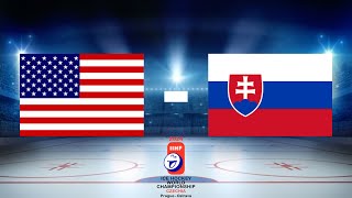 USA - Slovensko 4:5 PP - Mistrovství Světa V Hokeji (HIGHLIGHTS)/USA - Slovakia 4-5 OT (HIGHLIGHTS)