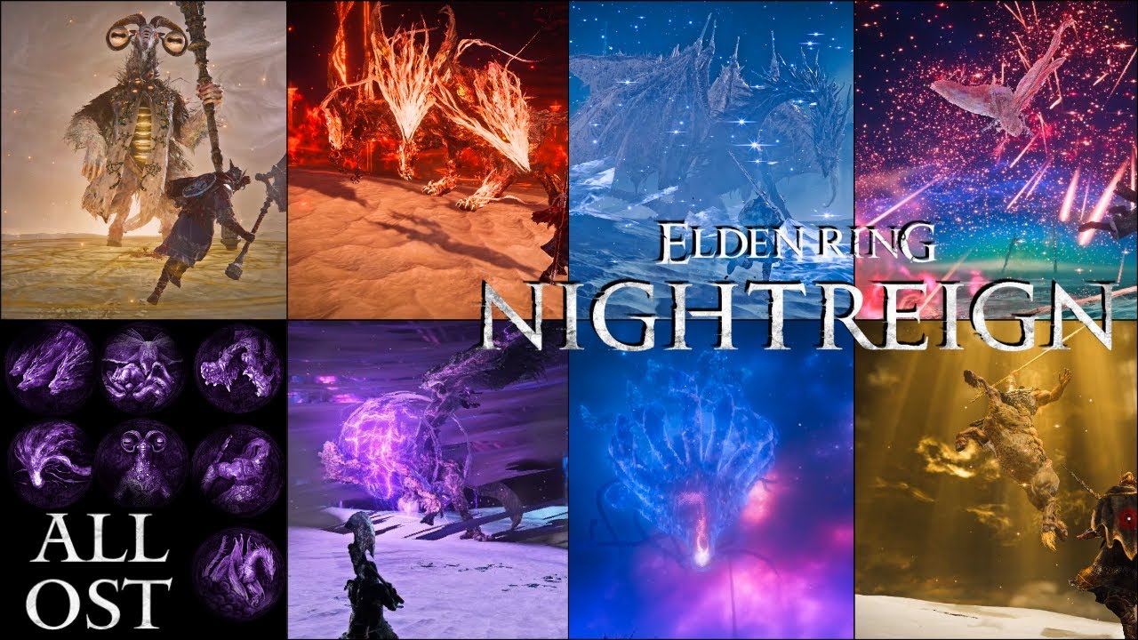 Elden Ring Nightreign - All Everdark Sovereign OST / Boss Fight Themes 