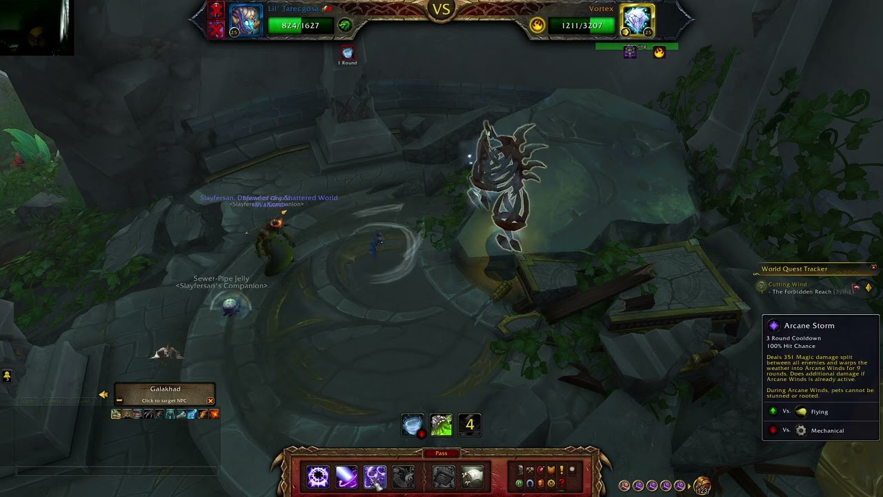 World Of Warcraft - World Quest: Cutting Wind / Vortex / Pet Battle