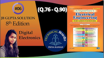 JB GUPTA DIGITAL ELECTRONICS | DIGITAL ELECTRONICS JB GUPTA | 8th edition (Q.76-Q. 90) #06