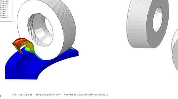 Abaqus CAE explicit orthogonal cutting 3D shell end milling PEEQ 2