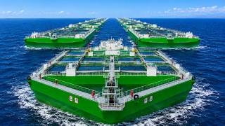 Inside the World’s Largest Offshore Salmon Farm Built for Millions of Fish. Aquaculture Documentary