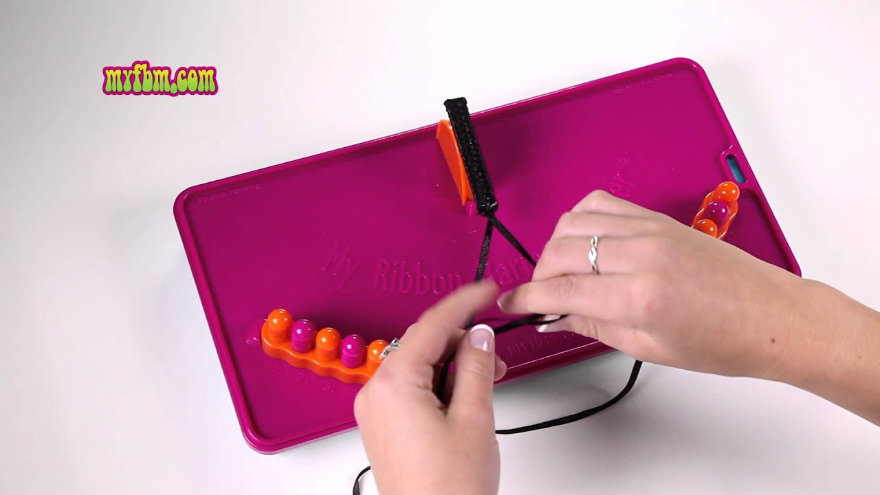 My Ribbon Barrette Maker® Criss-Cross Pattern Design