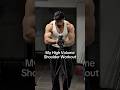 My High Volume Shoulder Workout 💪 #bodybuilding #fitness #shorts