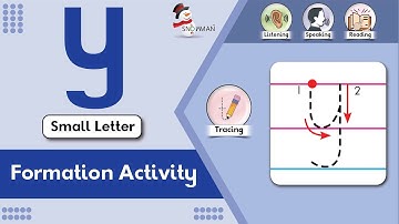How to Write Small Letter Y Step by Step for Kids | Handwriting and Tracing | Nursery