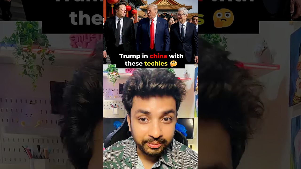 Trump in china with these techies 🤔