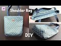 Simple Shoulder Bag Sewing Tutorial | DIY Shoulder Bag