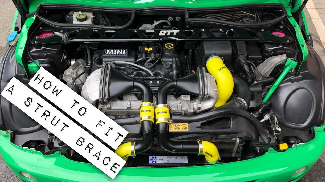 R53 strut tower brace Clearance