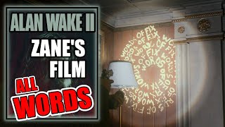 Alan Wake 2 - All Words of Power Locations - Zane’s Film Initiation 8 screenshot 5