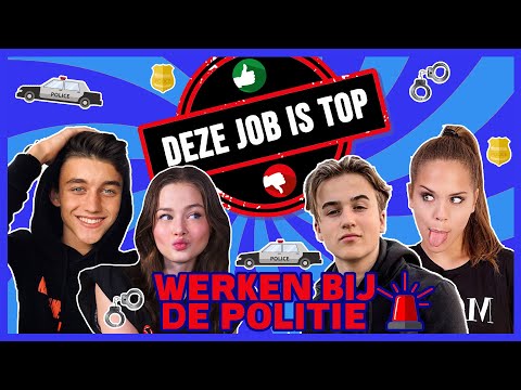 MAX en EMMA bij DE POLITIE👮‍♀️🚔🚨 | DEZE JOB IS TOP 👍