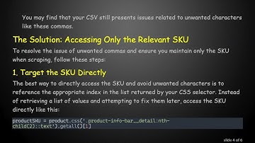 How to Strip Commas When Scraping Data with Scrapy