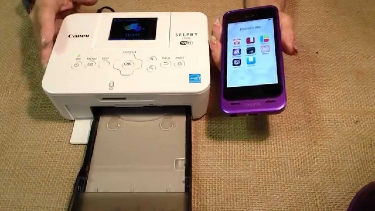 How to install and print with Canon selphy cp1000 printer 