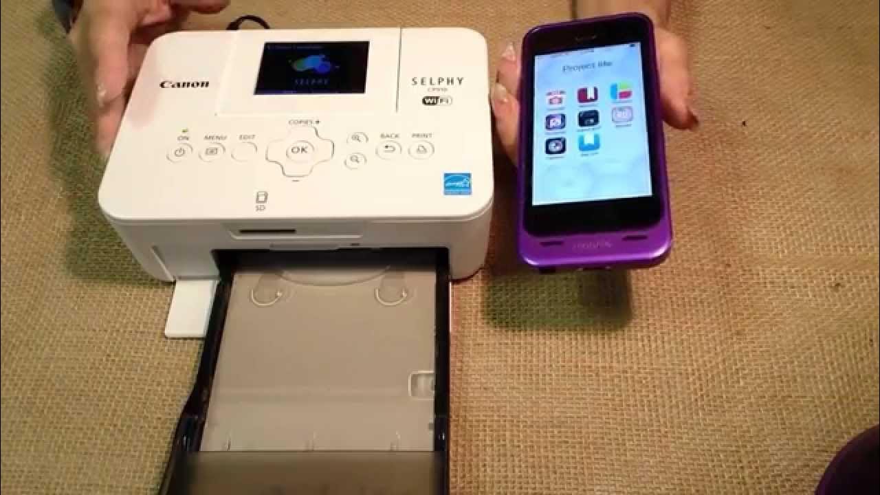 How to Print Different Sizes with the Canon Selphy Printer 