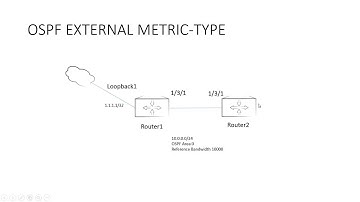 OSPF EXTERNAL METRIC TYPE