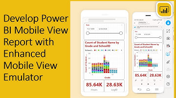 Develop Power BI Report for Mobile View Using Enhanced Mobile Emulator