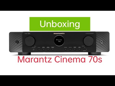 Unboxing of Slim Line AVR from Marantz Cinema 70s | Best ever 7 channel ...
