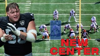 Raiders Film: EVERY Jackson Powers Johnson Snap At Center