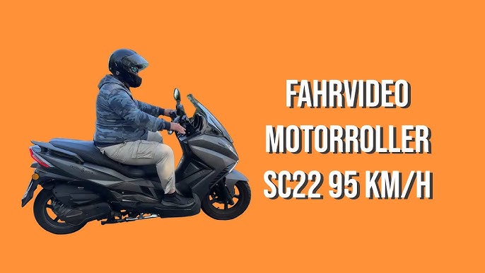 Alpha Motors Motorroller SC22 125 ccm 95 km/h EURO 5 - YouTube