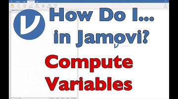 How do I... COMPUTE VARIABLES in Jamovi? (2022)